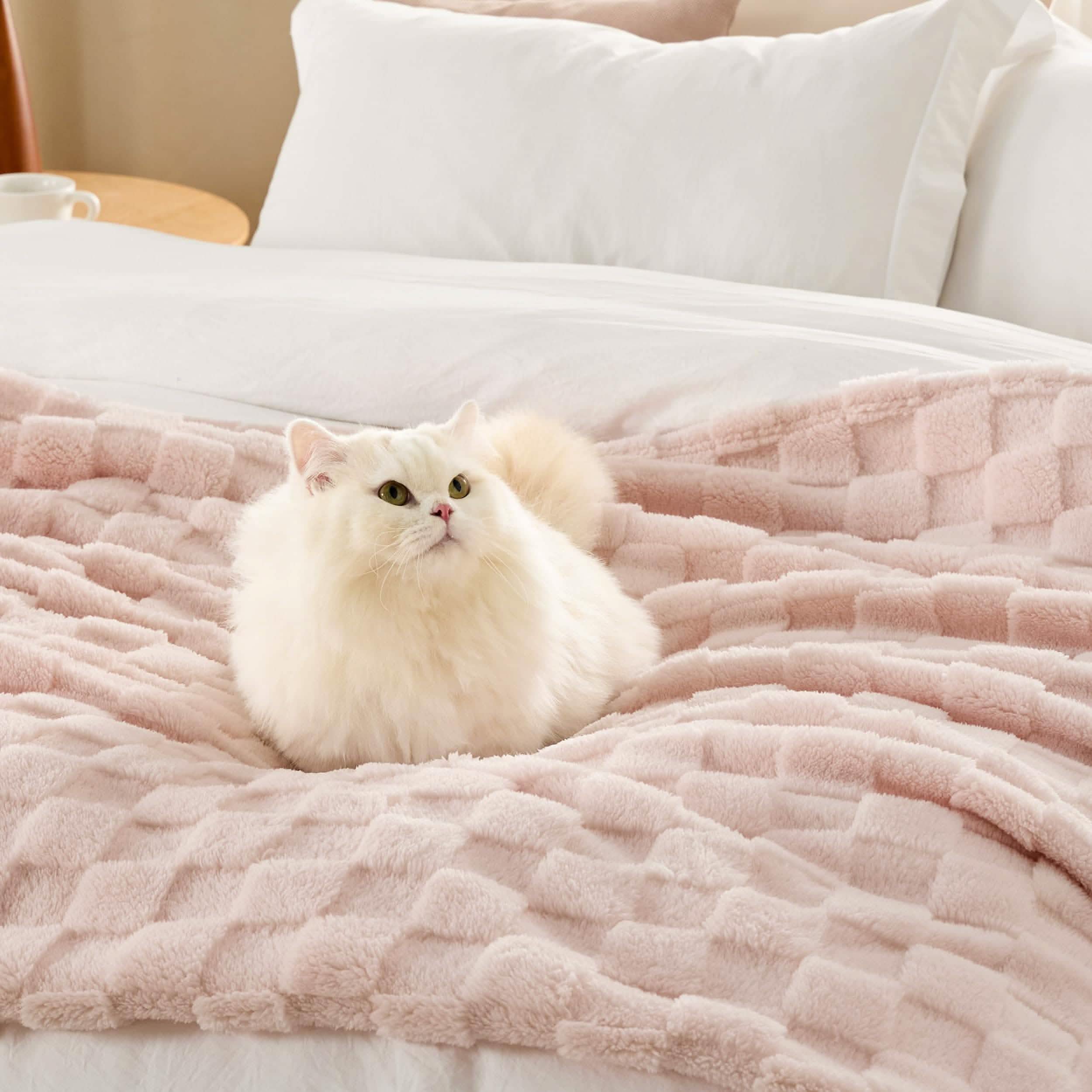 Jacquard Shaggy Sherpa Blanket