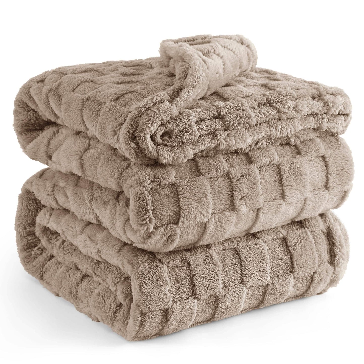 Jacquard Shaggy Sherpa Blanket