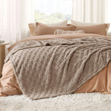 Jacquard Shaggy Sherpa Blanket