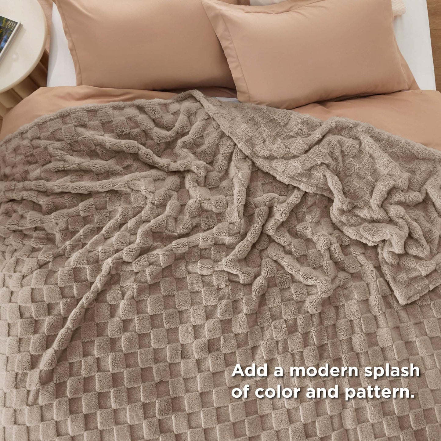 Jacquard Shaggy Sherpa Blanket