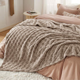 Jacquard Shaggy Sherpa Blanket