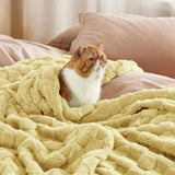 Jacquard Shaggy Sherpa Blanket