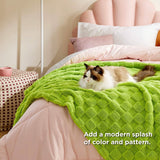 Jacquard Shaggy Sherpa Blanket