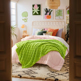 Jacquard Shaggy Sherpa Blanket
