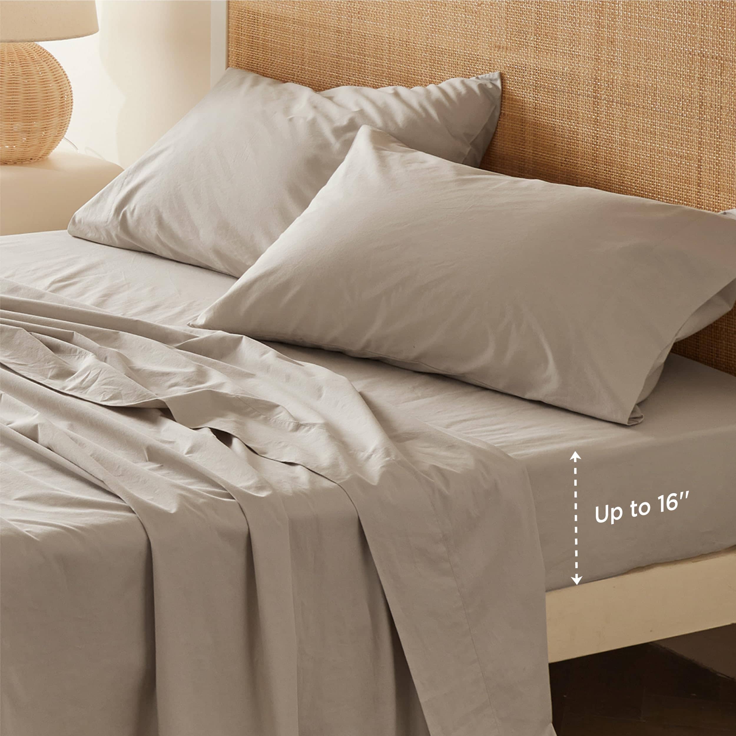 Bedsure 100% Cotton Sheet Set