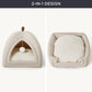 Faux-Linen Cat Dog Tent