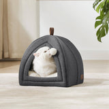 Faux-Linen Cat Dog Tent