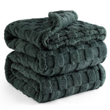 Jacquard Shaggy Sherpa Blanket