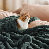 Jacquard Shaggy Sherpa Blanket