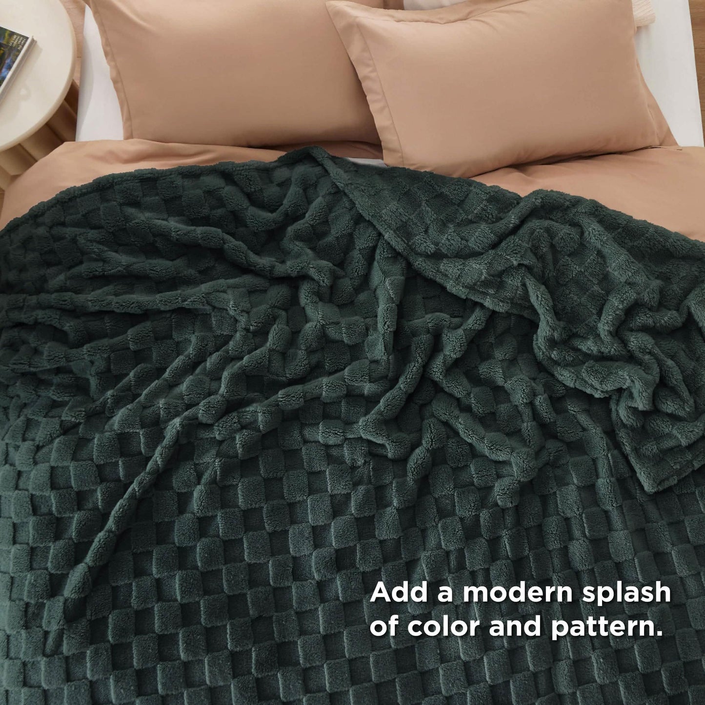 Jacquard Shaggy Sherpa Blanket