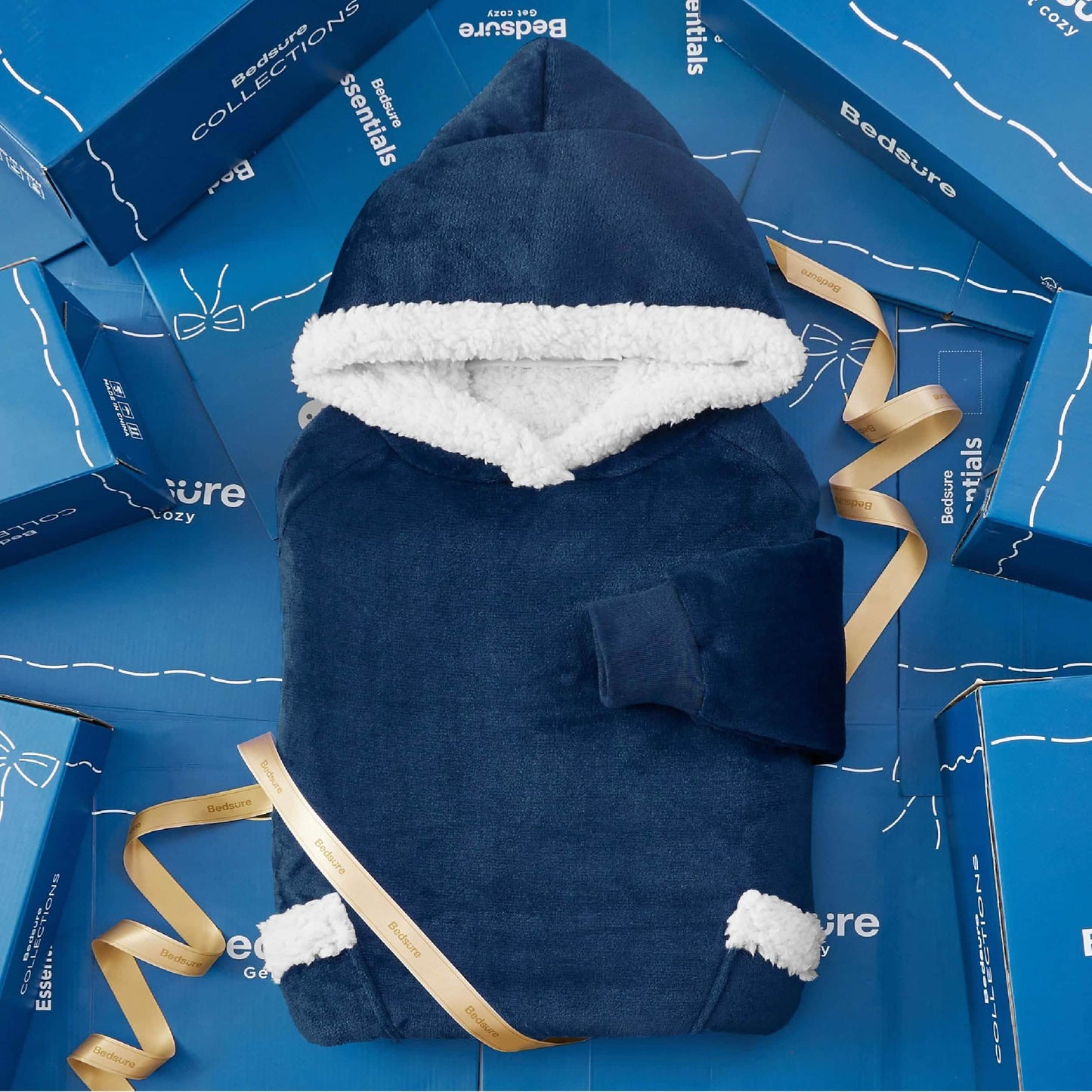 Sherpa Fleece Wearable Blanket