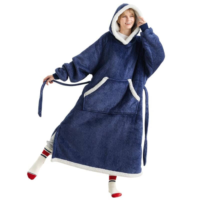 Long discount hooded blanket