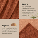 Bedsure Sherpa Throw Blanket For Couch