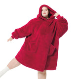 Shaggy Sherpa Blanket Hoodie