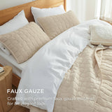 Faux Gauze Quilt Set