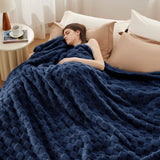 Jacquard Shaggy Sherpa Blanket