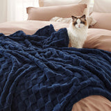 Jacquard Shaggy Sherpa Blanket