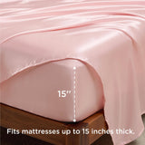 Bedsure Satin Sheet Set