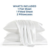 Bedsure Satin Sheet Set