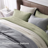 Cationic Dyeing Comforter Set with Pillow Shams