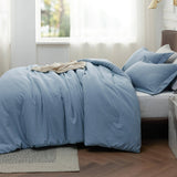 Cationic Dyeing Comforter Set with Pillow Shams