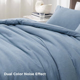 Cationic Dyeing Comforter Set with Pillow Shams