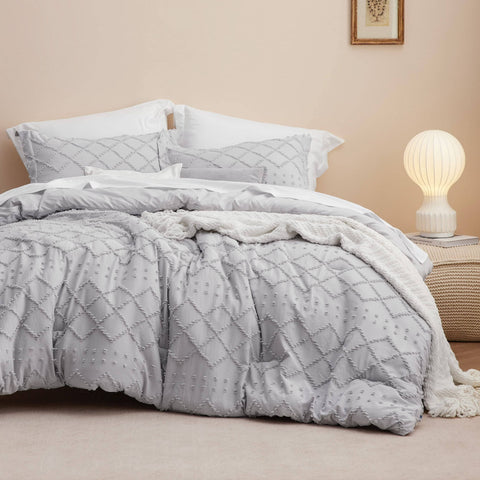 Boho Embroidery Comforter Set