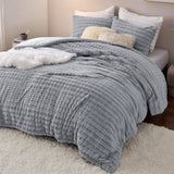 Ultra Soft Faux Fur Queen Comforter Set