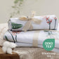 100% Cotton Reversible Floral Duvet Cover Set