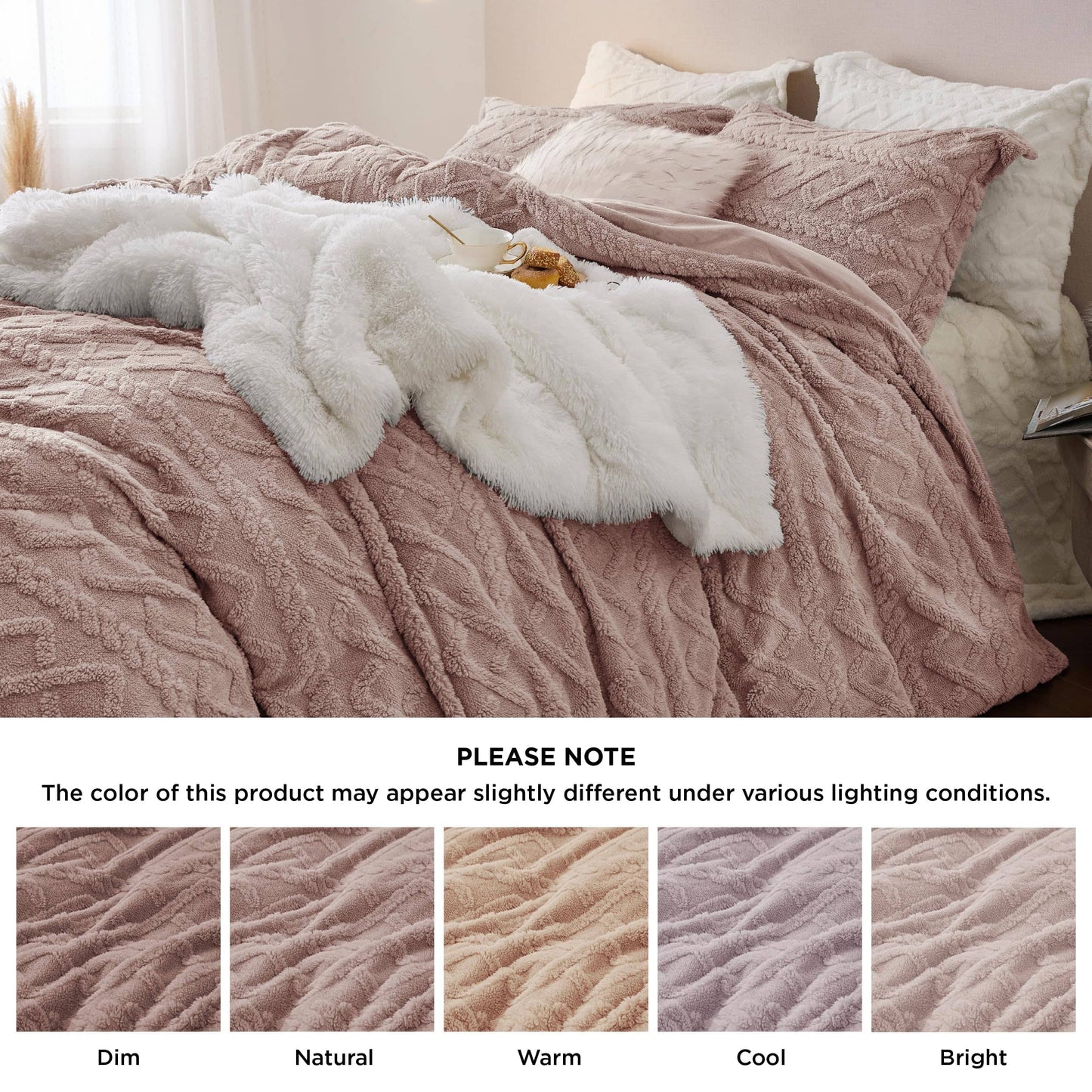 Fluffy Boho Duvet Cover Set