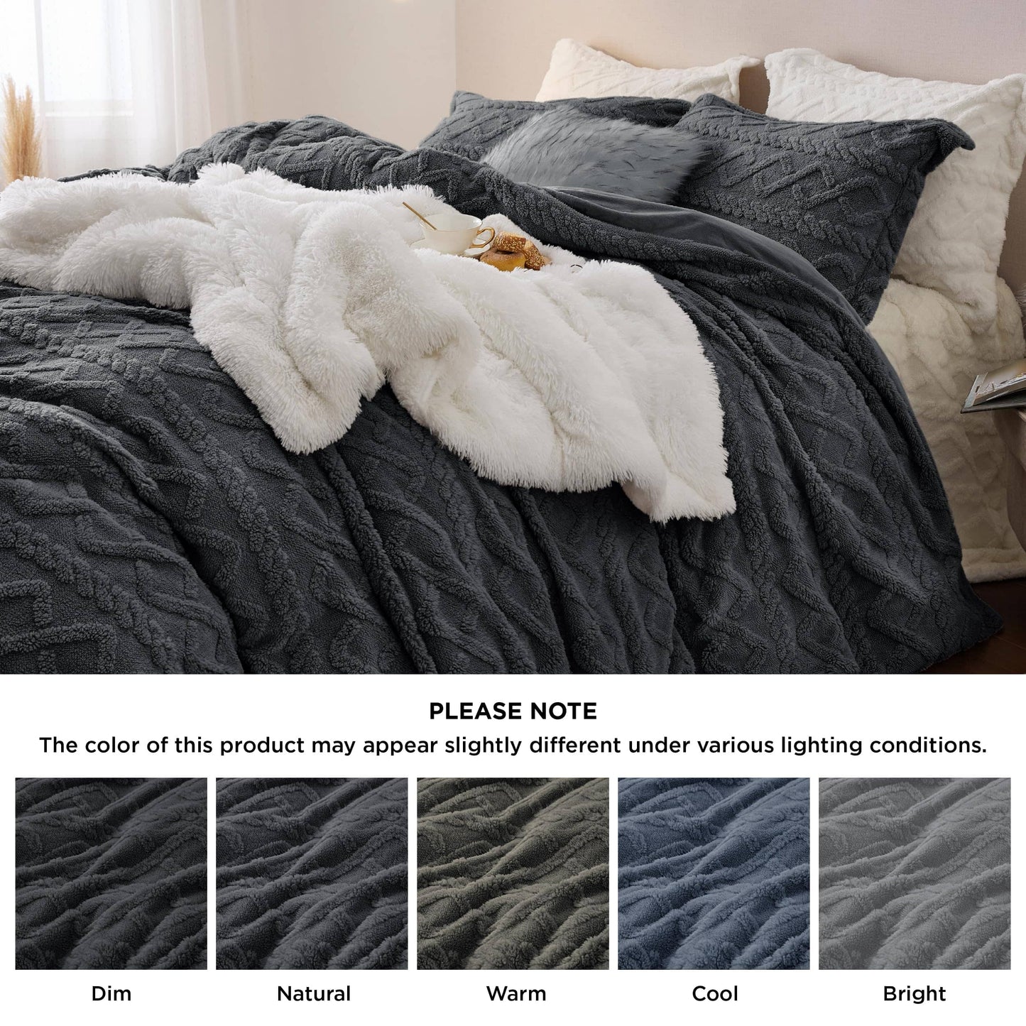 Fluffy Boho Duvet Cover Set