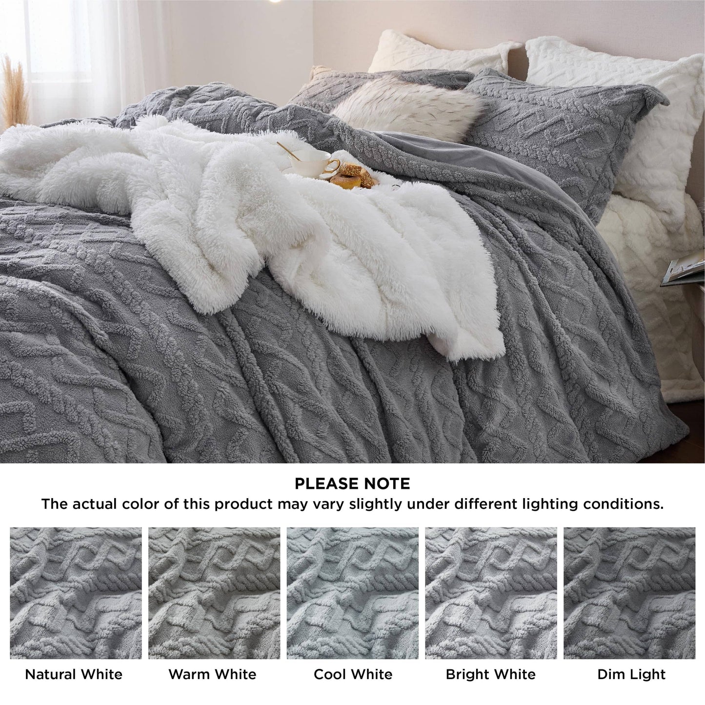 Fluffy Boho Duvet Cover Set