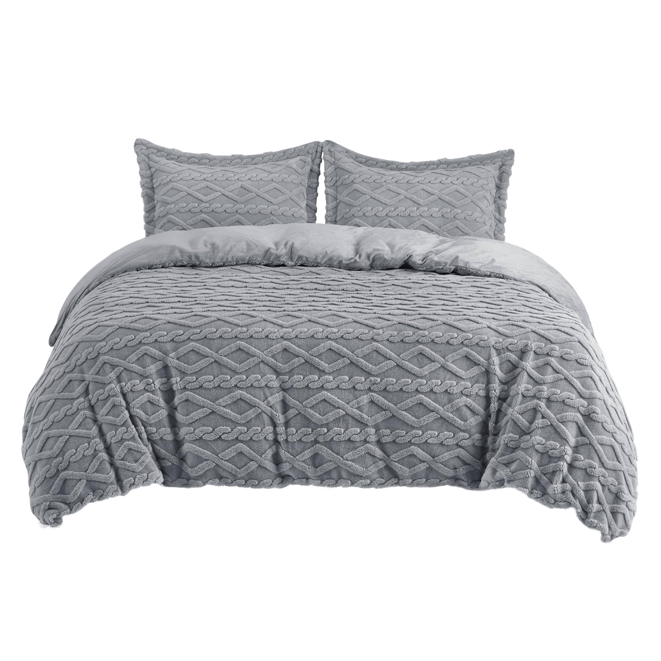 Bedsure Fluffy Boho Duvet Cover Set