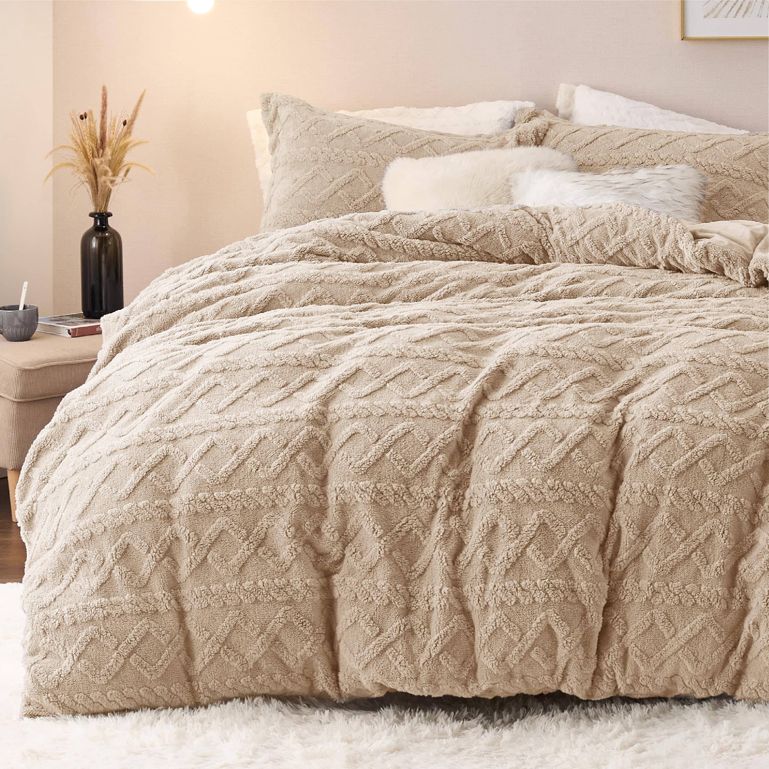 Bedsure Fluffy Boho Duvet Cover Set