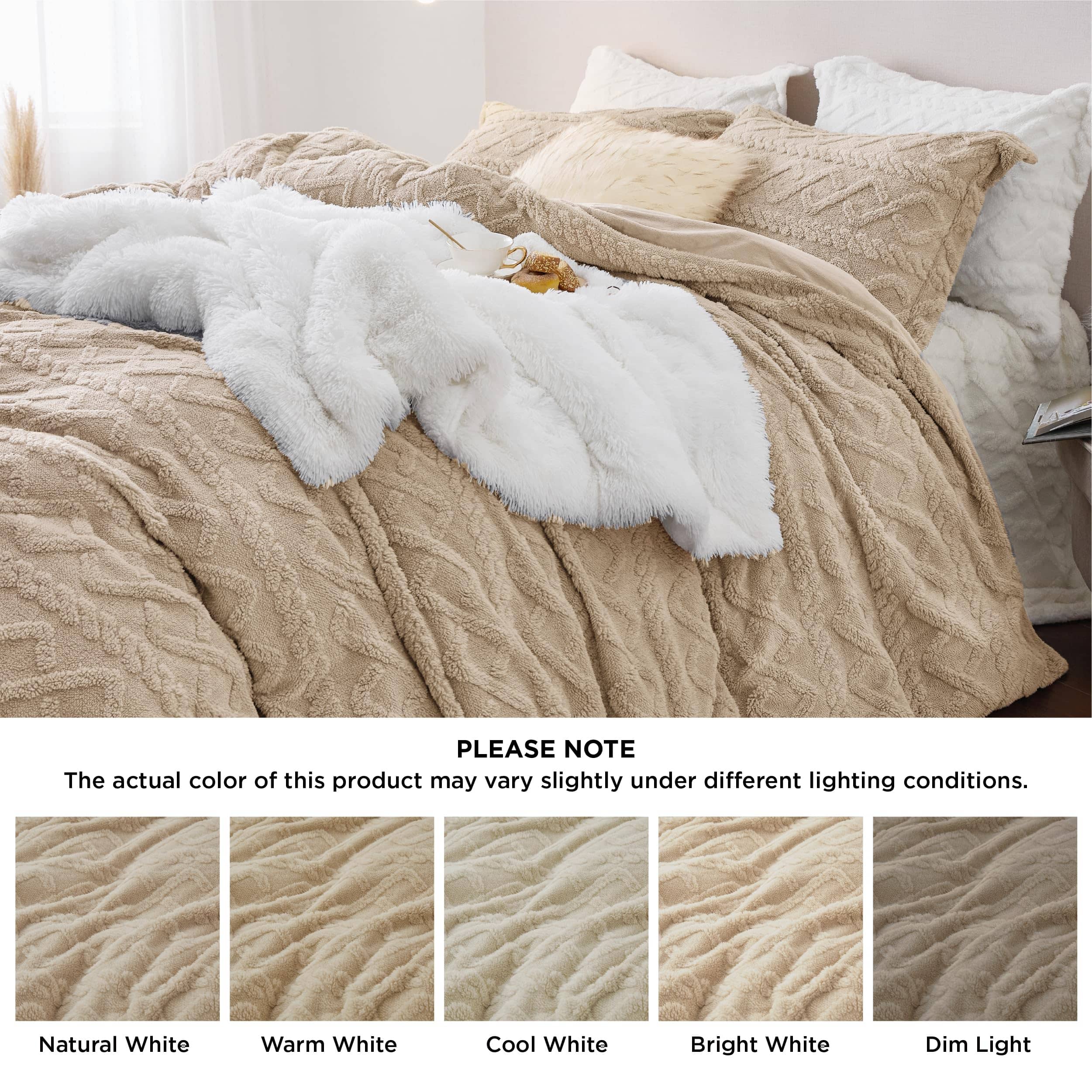 Bedsure Fluffy Boho Duvet Cover Set