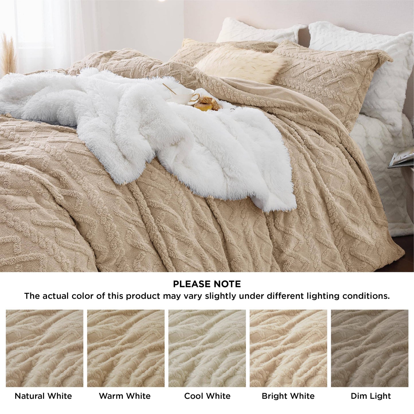 Fluffy Boho Duvet Cover Set