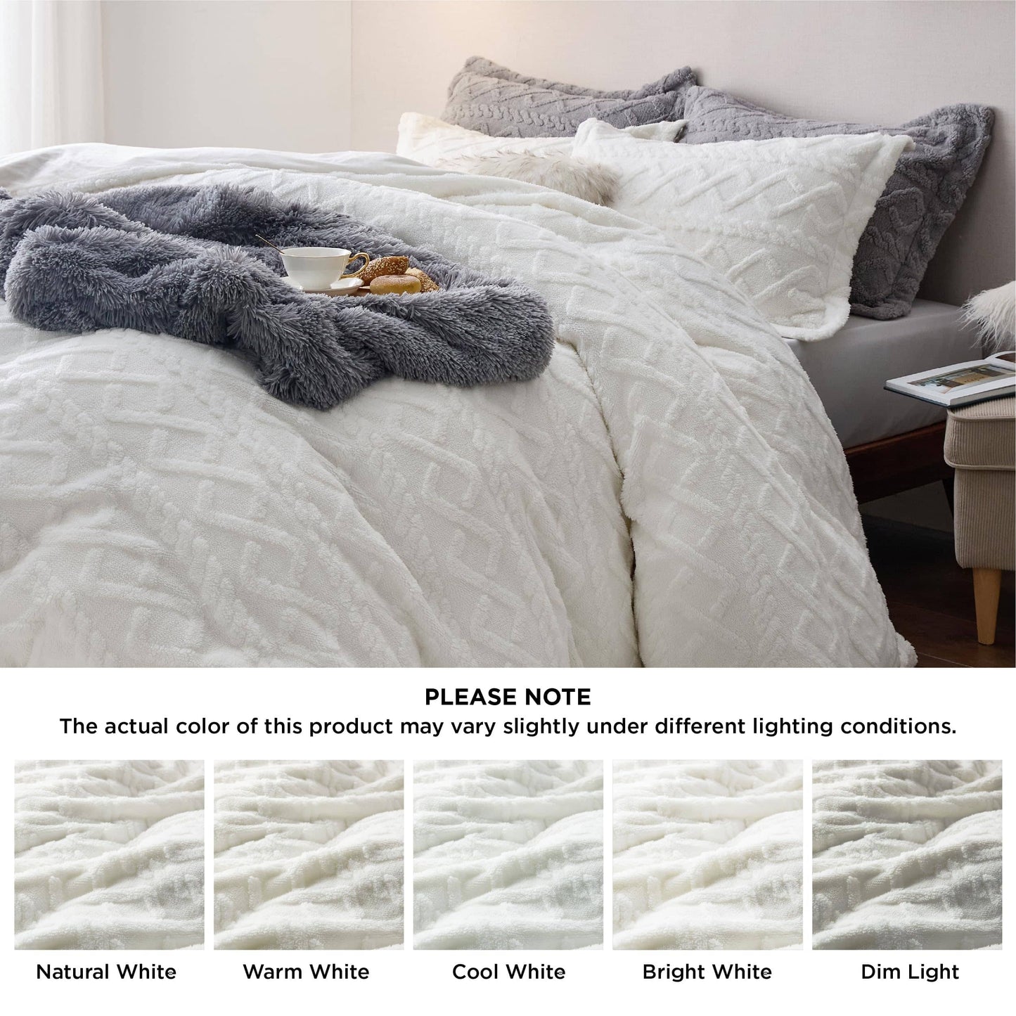 Fluffy Boho Duvet Cover Set