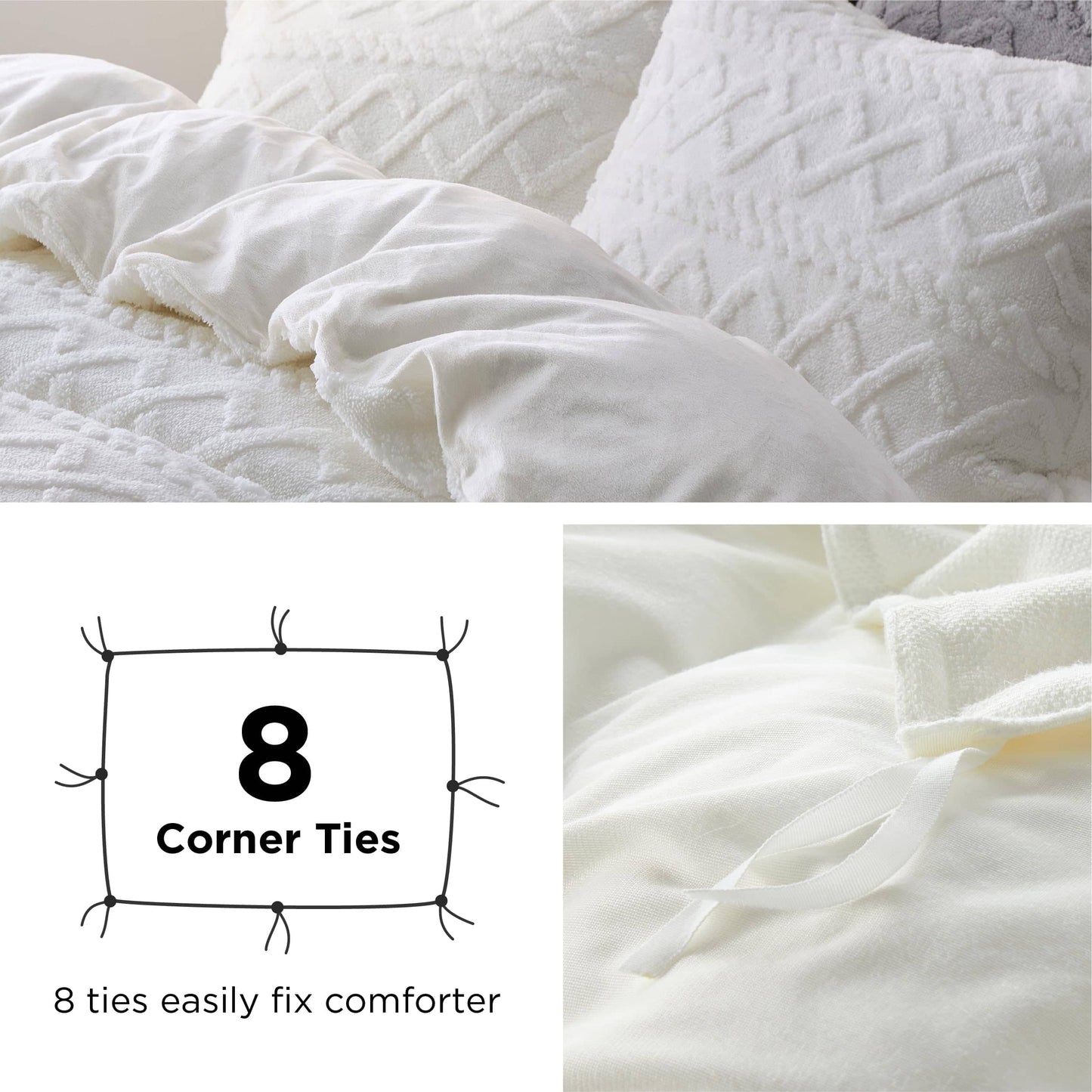 Fluffy Boho Duvet Cover Set