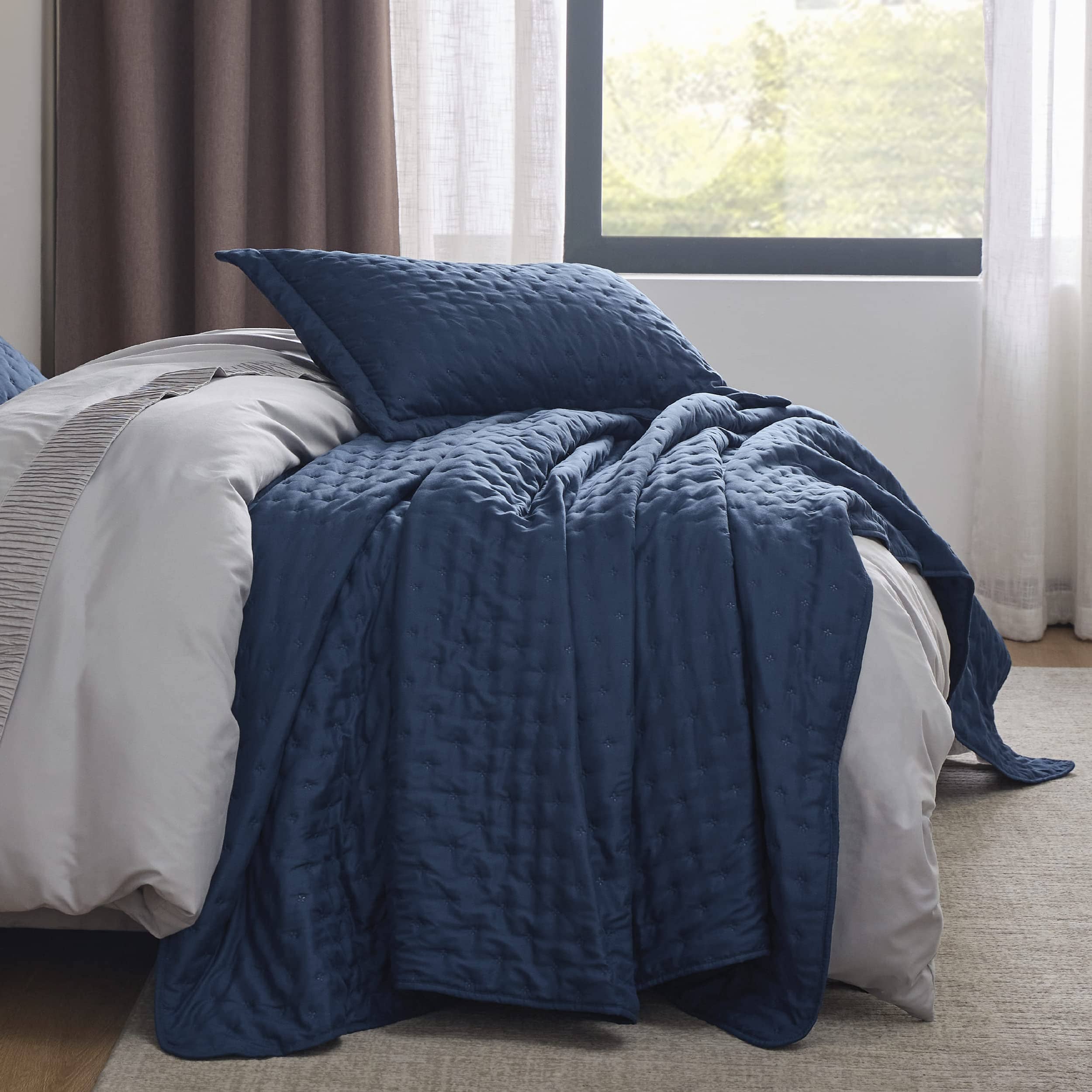 Bedsure – Juego de edredón de poliéster-diaante ultrasónico GN 106×96 Bedsure – Juego de edredón de poliéster-diaante ultrasónico GN 106×96