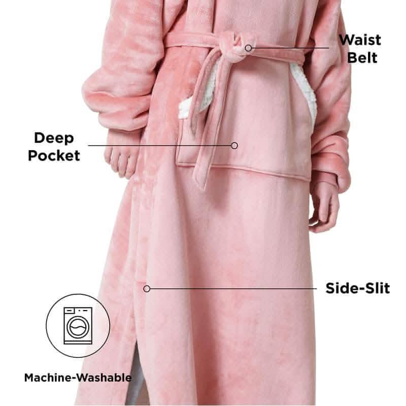 Sherpa Fleece Wearable Blanket