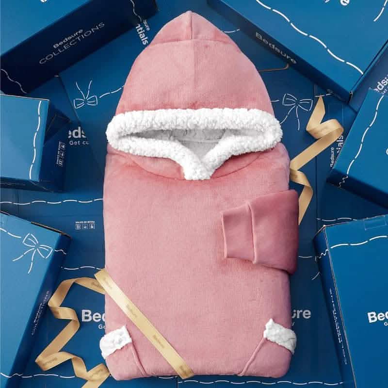 Sherpa Fleece Wearable Blanket