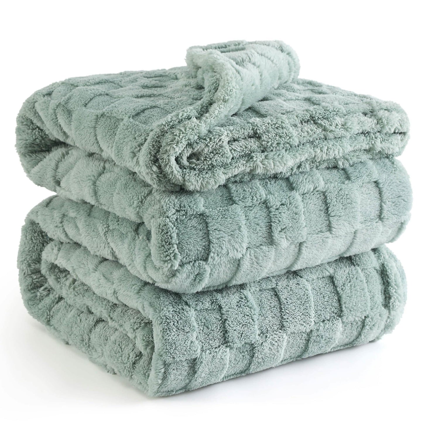 Jacquard Shaggy Sherpa Blanket
