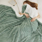 Jacquard Stripes Shaggy Sherpa Blanket
