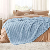 Jacquard Shaggy Sherpa Blanket