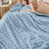 Jacquard Shaggy Sherpa Blanket