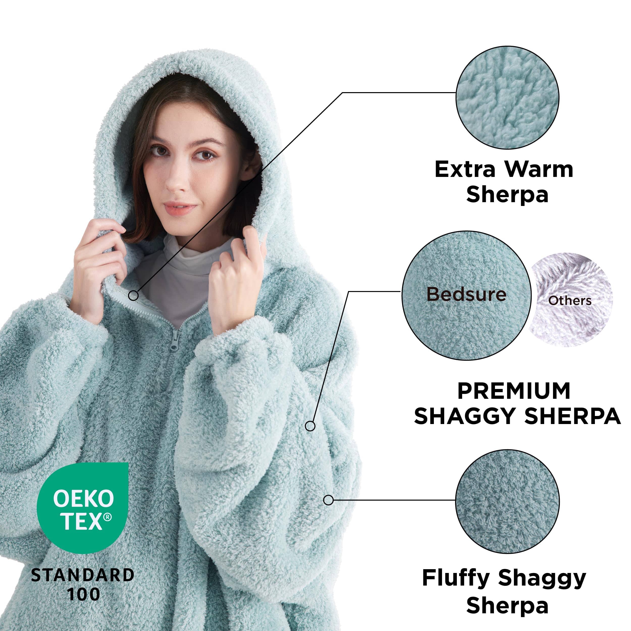 Fuzzy cheap sherpa hoodie