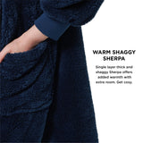 Shaggy Sherpa Blanket Hoodie