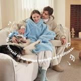 Shaggy Sherpa Blanket Hoodie