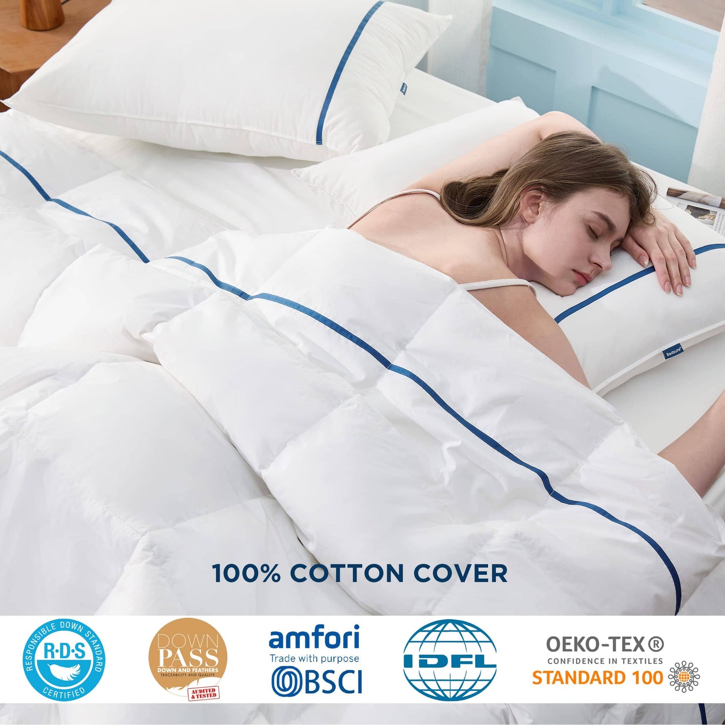 GentleSoft™ Goose Feather Down-20 Comforter