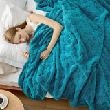 Jacquard Shaggy Sherpa Blanket
